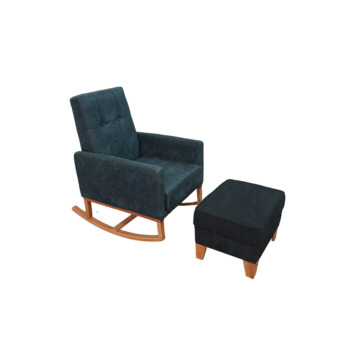 Sallanan Puflu Berjer Lacivert Tv Koltugu,Emzirme Koltugu,Kitap Okuma 