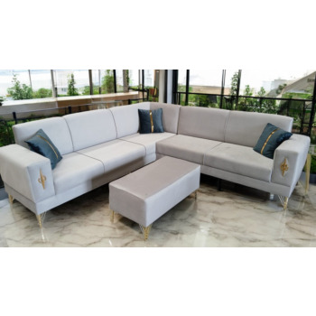 ERCİYES KÖŞE KOLTUK TAKIMI GRİ