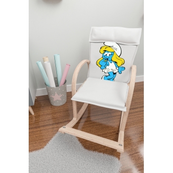  Mobildeco Şirin Ahşap Sallanan Sandalye Dinlenme Koltuğu Şirine (Doğal)