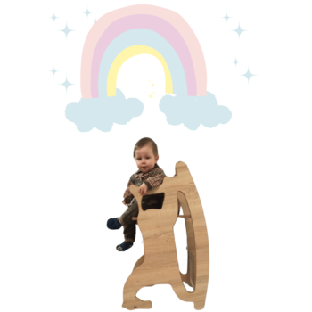 MOBİLDECO 3 İN 1 MAMA SANDALYESİ + SALLANAN AT + CALIŞMA MASASI 