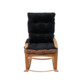 Mobildeco Şehzade Ahşap Sallanan Sandalye Ve Dinlenme Koltuğu Çift Renk (siyah/siyah) doğal