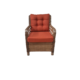 HELİOS RATTAN BAHÇE MOBİLYASI/BALKON TAKIM  KAHVE RENGİ / KİREMİT MİNDER