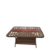 HELİOS RATTAN BAHÇE MOBİLYASI/BALKON TAKIM  KAHVE RENGİ / KİREMİT MİNDER