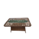 HELİOS RATTAN BAHÇE MOBİLYASI/BALKON TAKIM  KAHVE RENGİ / YEŞİL MİNDER